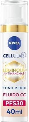 Image du produit NIVEA Luminous 630 Anti-Spot Fluid CC SPF30 3-en-1 40ml CC Cream with Triple Action Tinted Face Suns (Valeur moyenne)