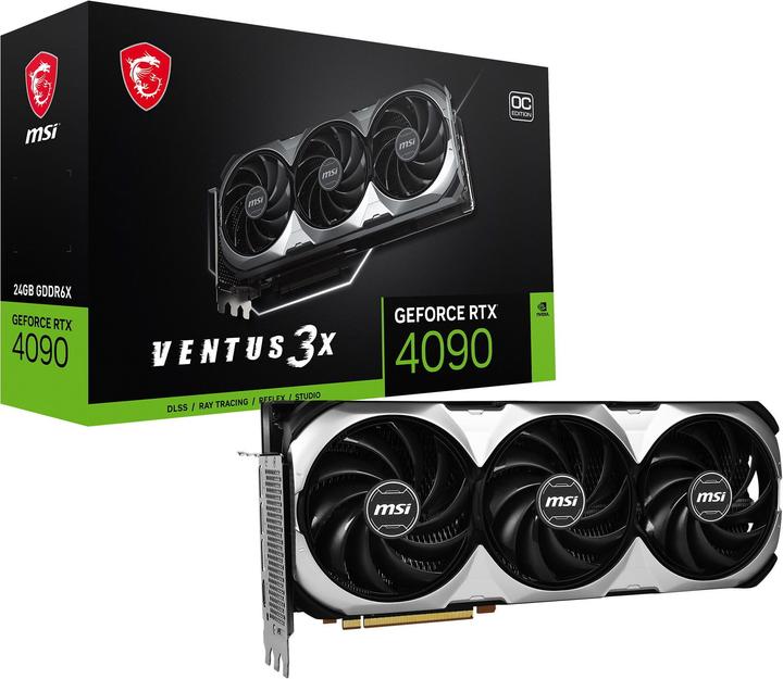 Actual product image MSI GeForce RTX 4090 Ventus 3X OC (24 GB)