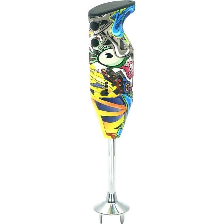Bamix M200 Mono Hand Blender, Graffiti Black Special Edition, Frullatore a immersione, Multicolore, Nero
