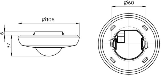 Actual product image BEG B.E.G. PD2N-KNXs-DX-UP (5 m)