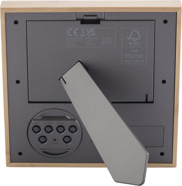 Produktbild Generic Fotorahmen mit Uhr Sasa Bambus