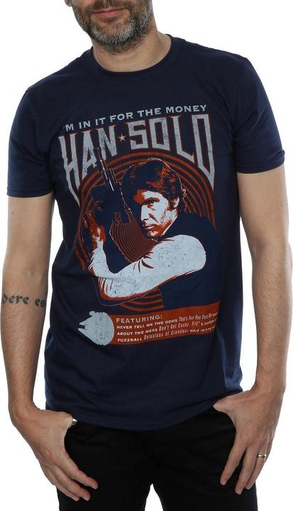 Immagine prodotto Star Wars Han Solo Rock Poster Maglietta Uomo (L)