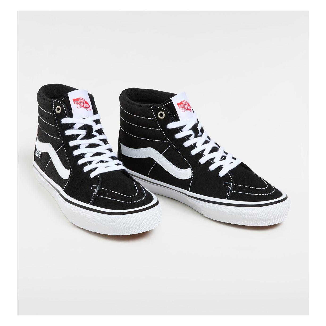 Vans, Herren, Sneakers, Skate SK8-Hi, Weiss, Schwarz, (38)