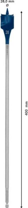 Image du produit Bosch Professional Zubehör Mèche à fraiser plate EXPERT Self Cut Speed, 28 x 400 mm (28 millimètres)