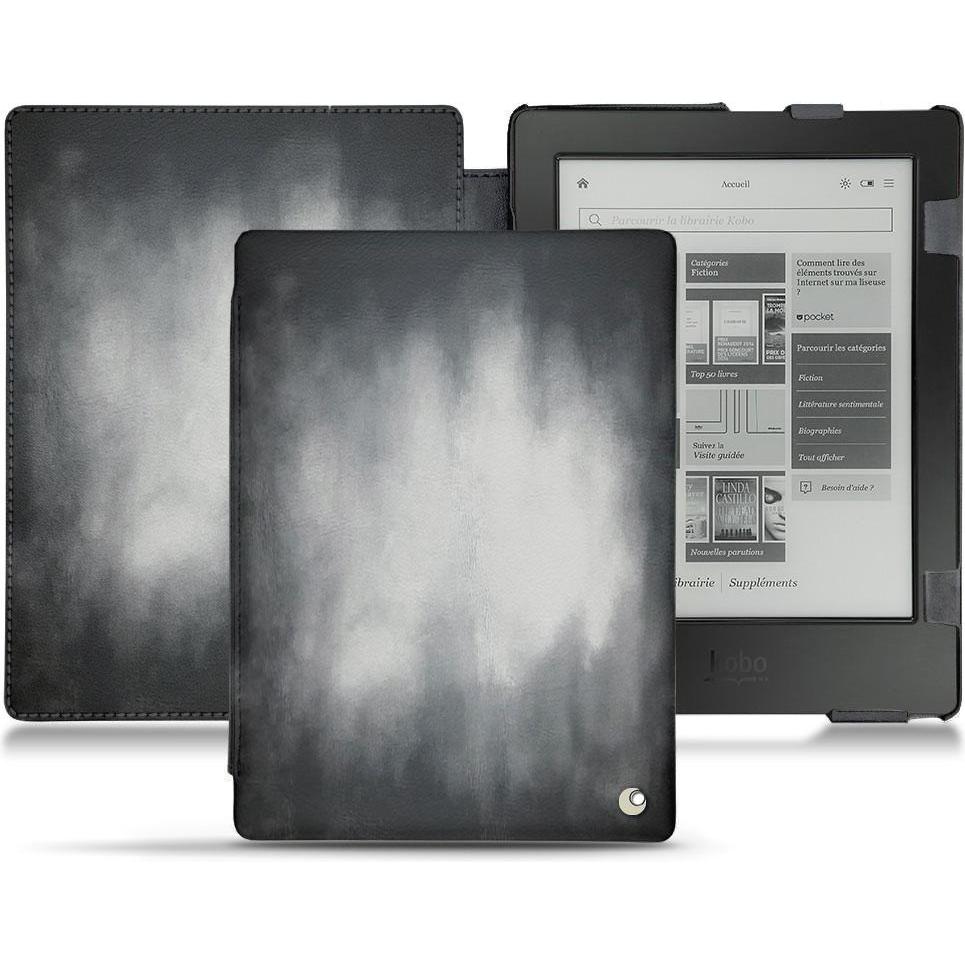 Thumbnail - Noreve Lederschutzhülle horizontal (Aura H2O), Tablet Hülle, Grau