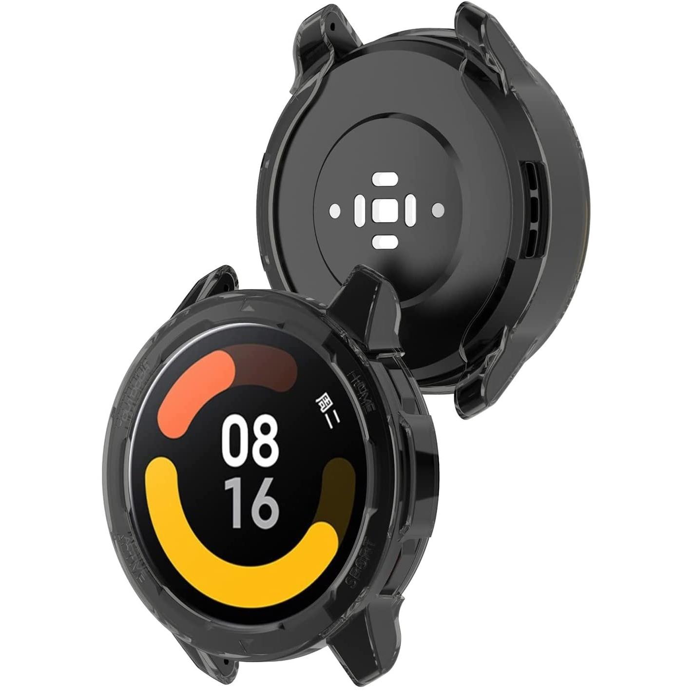Strap-it TPU-Hülle, Smartwatch Zubehör, Schwarz