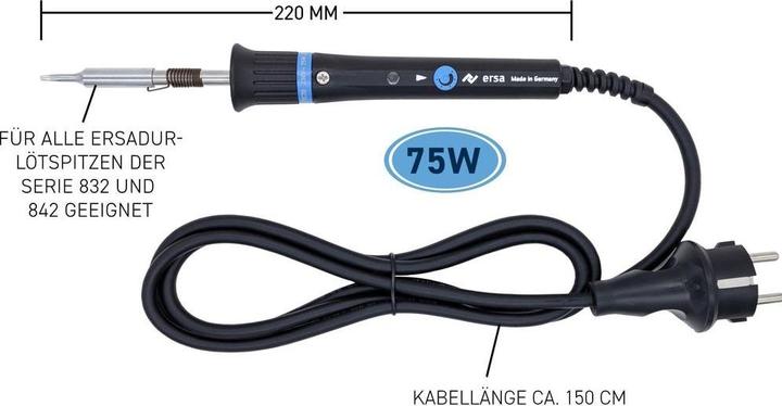 Actual product image Soldering iron 230 V 75 W PTC70 Mei