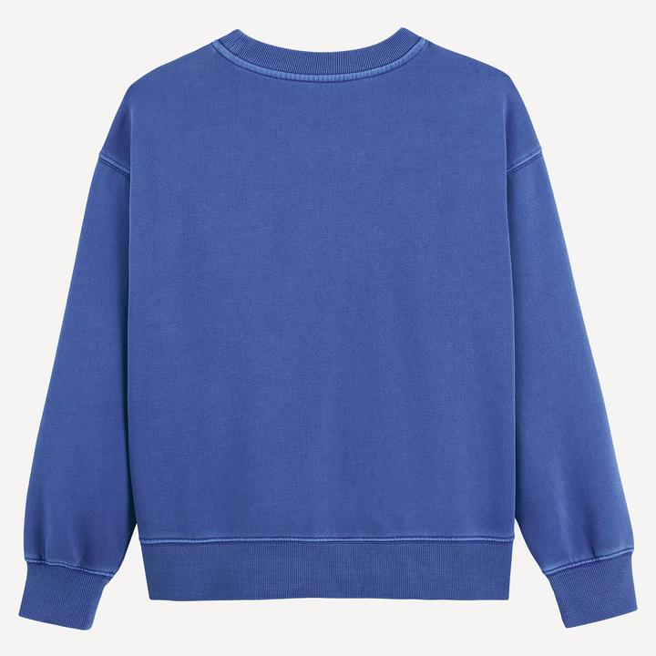 Produktbild La Redoute Collections Sweatshirt mit Rundhalsausschnitt aus gewaschenem Molton (128)