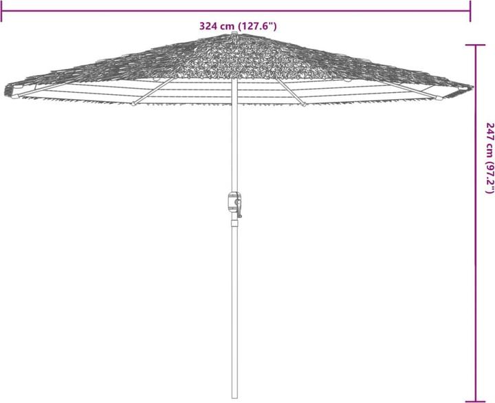 Image du produit vidaXL Sonnenschirm (3.24 m)