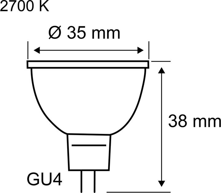Actual product image Paulmann Reflector (GU4, 4.20 W, 345 lm, 1 x, F)