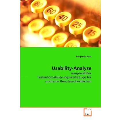 Usability-Analyse, Fachbücher von Benjamin Sass