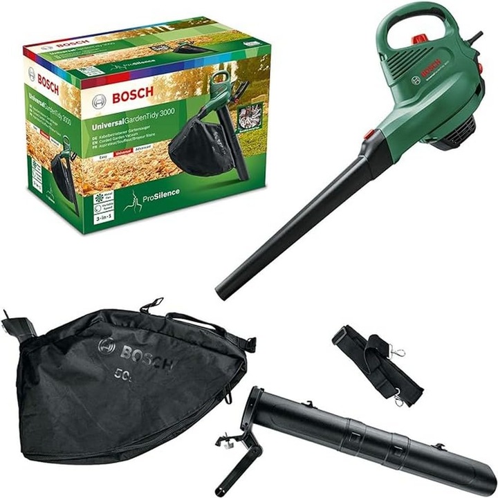 Actual product image Bosch Home & Garden UniversalGardenTidy 3000 (Electrical connection, Leaf vacuums, Leaf blower, Vacuum cleaners & blowers)