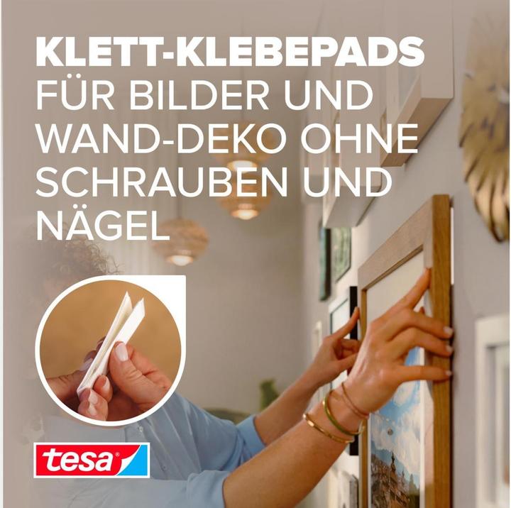 Image du produit tesa Pastilles adhésives velcro Powerstrips (7.20 kg)