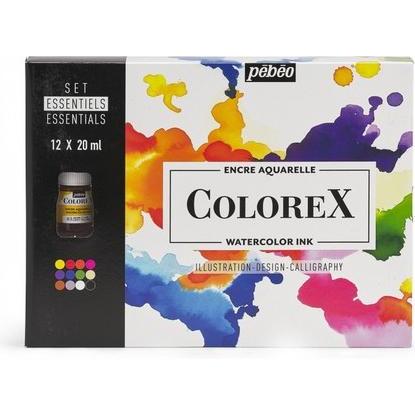 Thumbnail - Pebeo, Künstlerfarbe + Bastelfarbe, Colorex Wassertinte (Mehrfarbig, 20 ml)