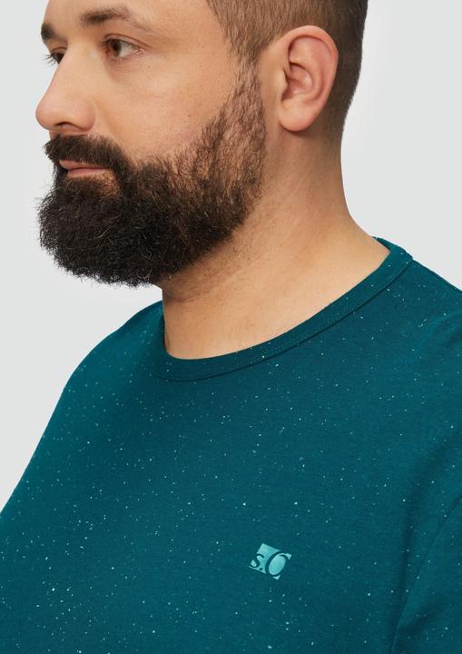 Actual product image S.Oliver T-Shirt Kurzärmeliges Crew-Neck-Shirt mit Logo (XXL)