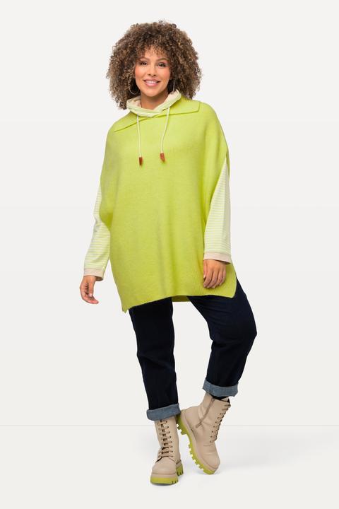 Produktbild Ulla Popken Pullunder, Rippstrick, oversized, Strickkragen, ärmellos (50, 52)