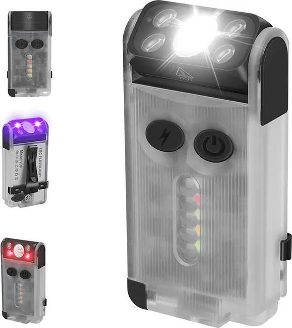Produktbild Boruit 180° schwenkbare Taschenlampe - 12 Modi - 900 Lumen ( Weisse Farbe )