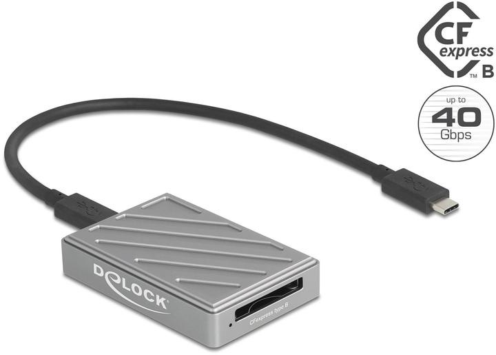 Delock 40 Gbps USB Type-C Card Reader für CFexpress Typ B Sp