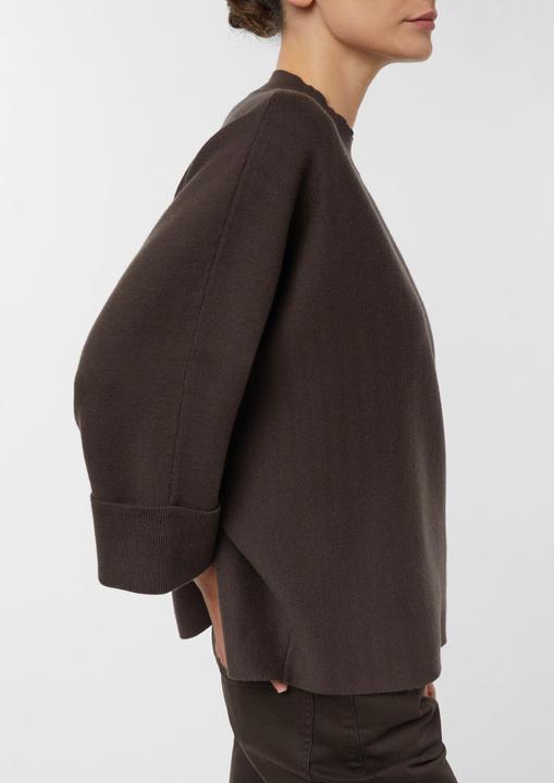 Produktbild Comma Indoor-Poncho Strickponcho mit Stehkragen (L)