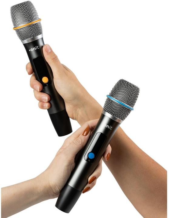 Produktbild Onit Mikrofon Karaoke Mikrofon UHF Wonderwall, 2 Stück