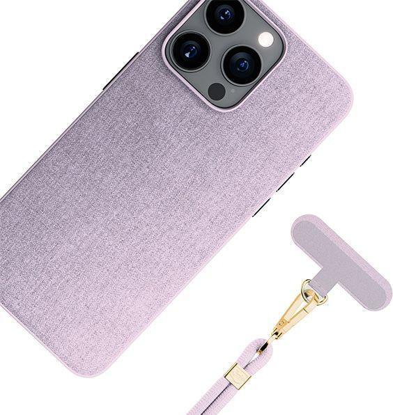 Produktbild 3MK EasyClip Elite Powder Pink (gold) smycz do telefonu