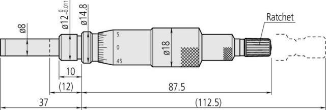 Immagine prodotto Mitutoyo Micrometro incorporato