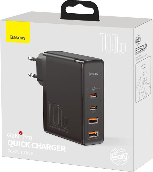 Produktbild Baseus GaN2 Pro Quick Charger (100 W, 4 Ports)