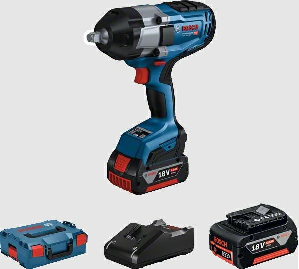 L-BOXX 136, Rychlonabíječka GAL 18V-40 Professional, 1/1 vložka per L-BOXX na nářadí a nabíječku, Spona na žebřík, 2× accumulator GBA 18V 5.0Ah