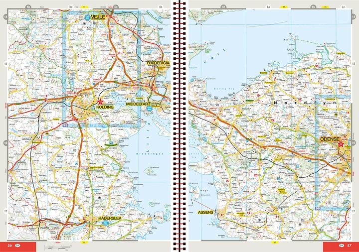 Actual product image Reiseatlas Dänemark 1:200.000 (German, Marco Polo Publishing House, 2023)
