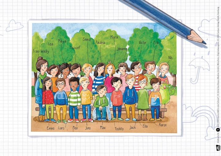 Image du produit Das kleine WIR in der Schule. Kamishibai Bildkartenset (Allemand, Daniela Kunkel, 2024)