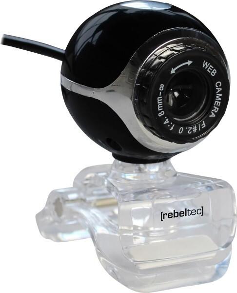 Image du produit Rebeltec Webcam VISION, type de capteur CMOS, résolution 640x480, mise au point : 3 cm à l'infini, 30 fps (0.30 Mpx)