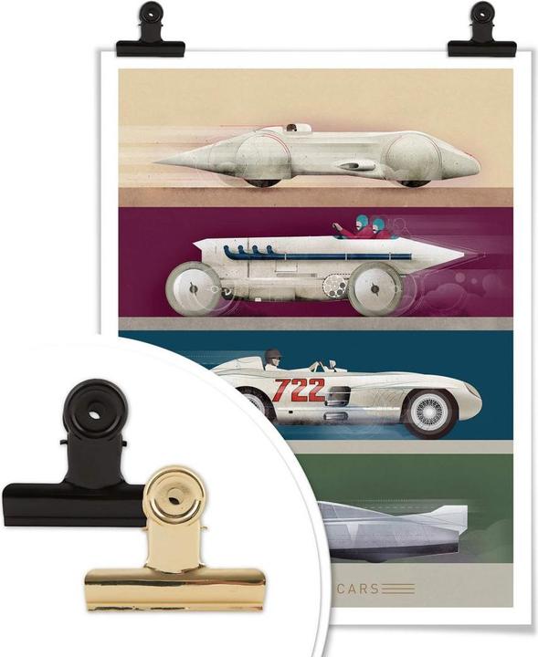 Produktbild Trenddeko Record Cars (100 x 120 cm)