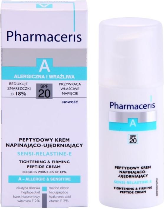Actual product image Pharmaceris A, Sensi-Relastin-E, peptide cream, tension and firming, SPF 20, 50 ml (50 ml, Day cream, SPF 20)