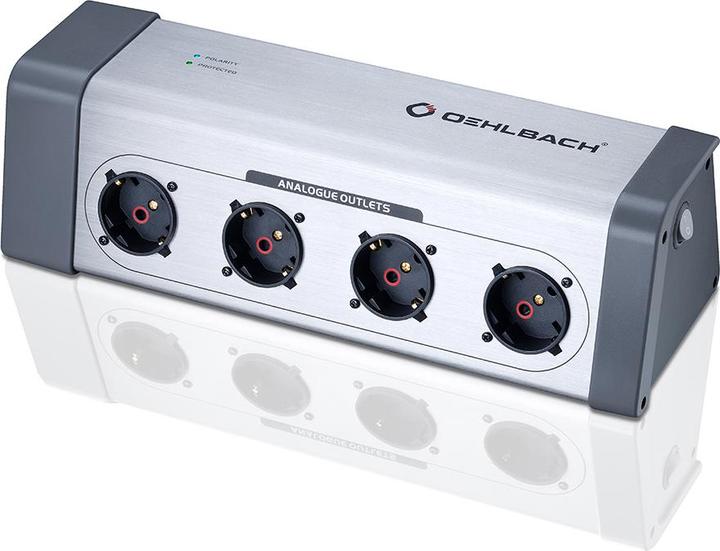 Oehlbach XXL Powersocket 908 - 8-fach HighEnd Schuko-Netzleiste im Metallgehäuse (8x, 1.50 m)