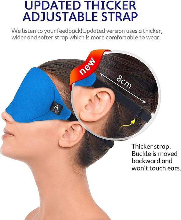 Immagine prodotto Mavogel Maschera per il sonno in cotone (Maschera sonno)