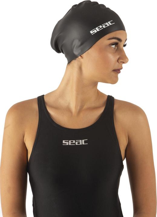 Image du produit Seac Silikon-Badekappe Chignon – Schwarz