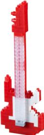 Actual product image Brixies E-Guitar red