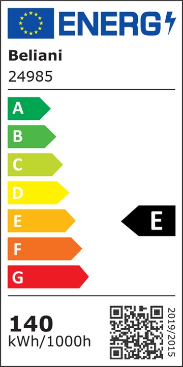 Energy Label Beliani Sculptor (8400 lm)