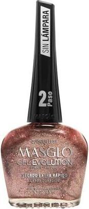 Immagine prodotto Masglo GEL EVOLUTION Smalto per unghie effetto gel senza lampada UV/Led Durata fino a 12 giorni 0,5 Fl Oz (Smalto per unghie effetto gel)