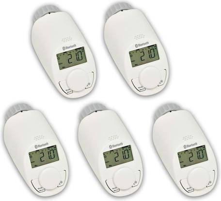 Actual product image Eqiva 5er-Set BLUETOOTH Smart Heizkörperthermostat