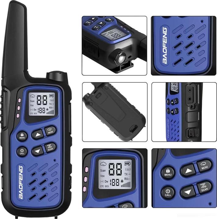 Produktbild Baofeng Krótkofalówka BF-T25E Dark Blue (10 km)
