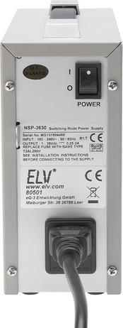 Produktbild Manson Labor-Schaltnetzgerät NSP-3630 (0-36V / 0-3A)