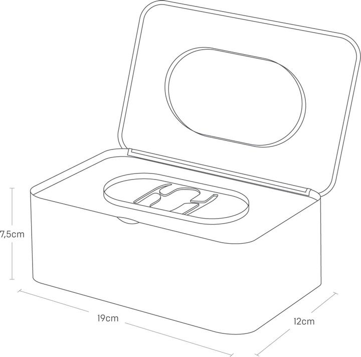 Produktbild Yamazaki Feuchttücherbox SMART (1 Stück)