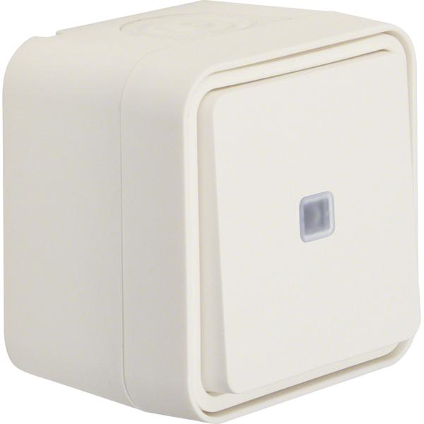 Berker 31763502, Taster + Schalter, Weiss