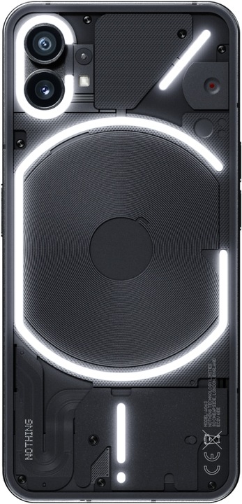 Immagine prodotto Nothing Phone (1) con Ear (Stick) (256 GB, Nero, 6.55", Doppia SIM, 50 Mpx, 5G)