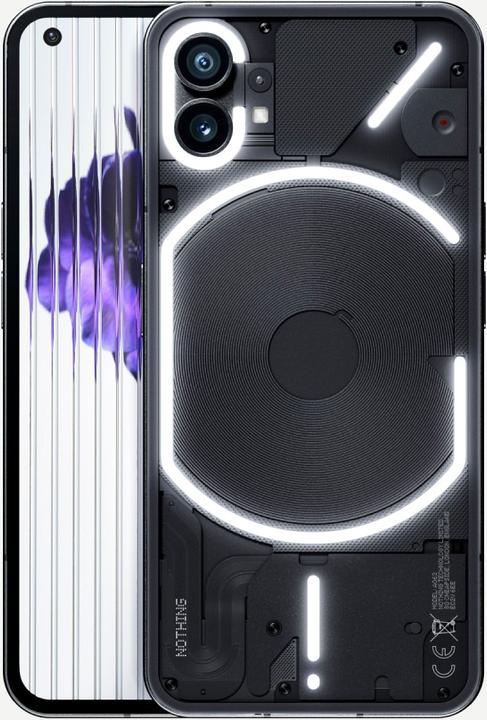 Produktbild Nothing Phone (1) mit Ear (Stick) (256 GB, Schwarz, 6.55", Dual SIM, 5G)