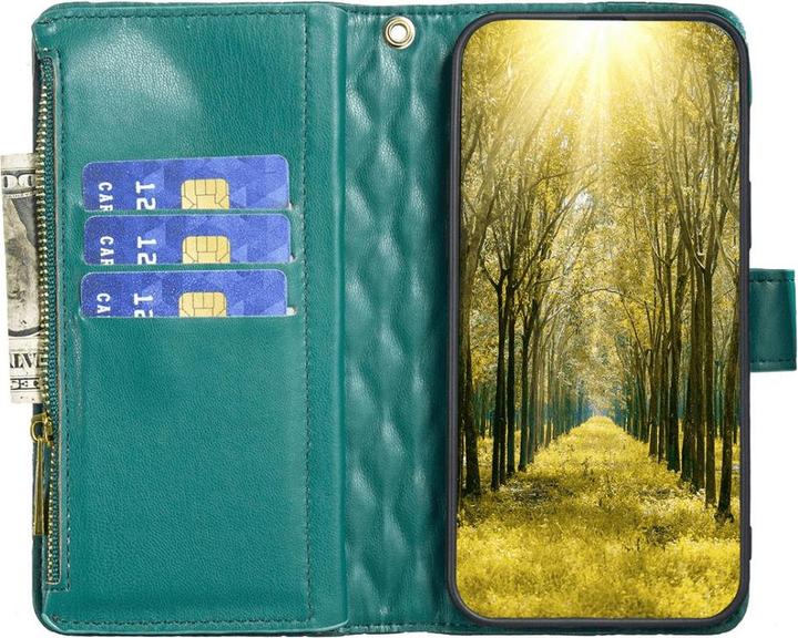 Produktbild Binfen Color Xiaomi Redmi 12C - BINFEN Brieftaschen Hülle grün (Xiaomi Redmi 12C)