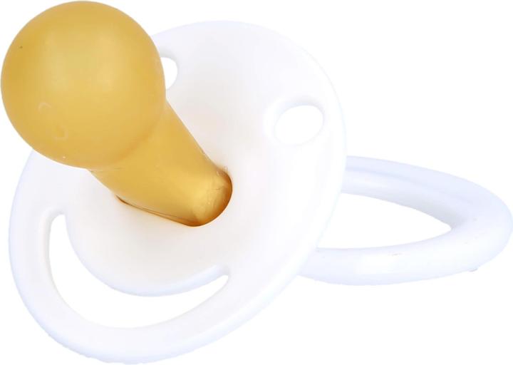 Produktbild Dr. Junghans Beruhigungssauger kirschform Latex weiss, 1 St. Vorrichtung (1 x)