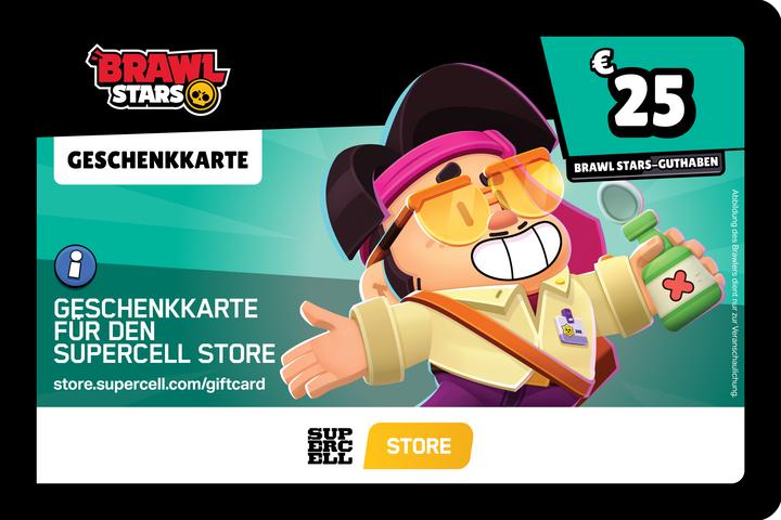 Produktbild Brawl Stars Geschenkkarte (25 EUR)