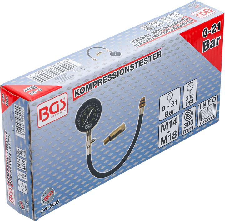 Produktbild BGS Kompressionstester M14 + M18